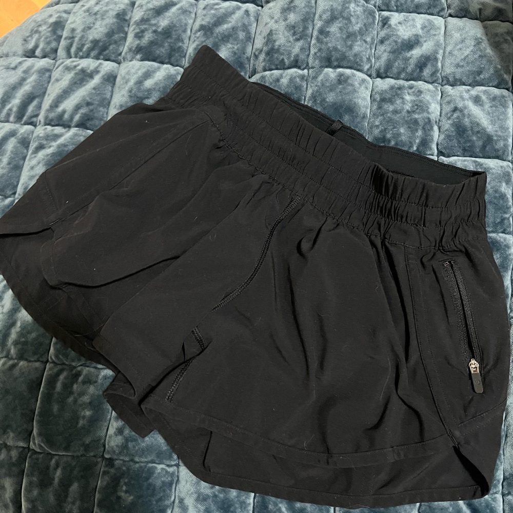 Lululemon Athletica Black track that running shorts